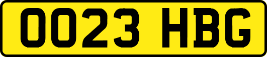 OO23HBG