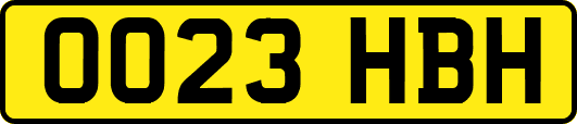 OO23HBH