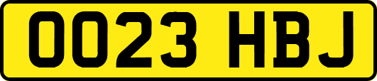 OO23HBJ