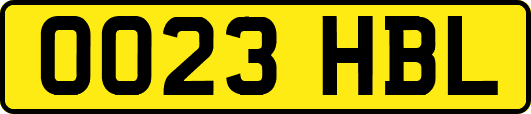 OO23HBL