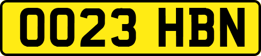 OO23HBN