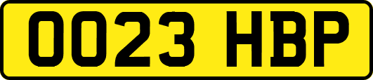 OO23HBP