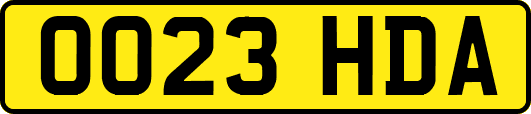 OO23HDA