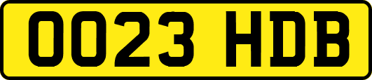 OO23HDB