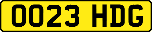 OO23HDG