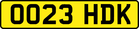 OO23HDK