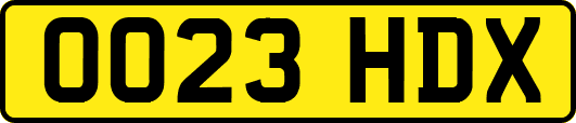 OO23HDX