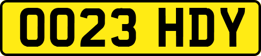 OO23HDY