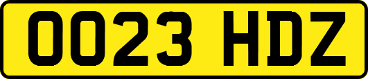 OO23HDZ