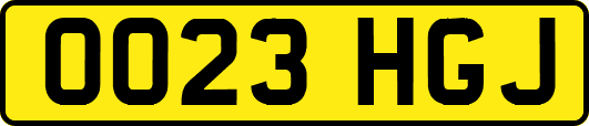 OO23HGJ