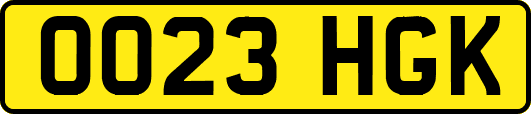 OO23HGK
