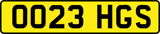 OO23HGS