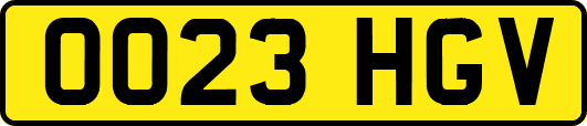 OO23HGV