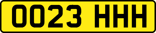 OO23HHH