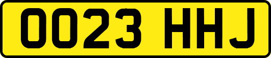 OO23HHJ