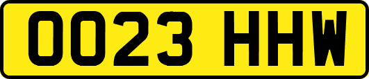 OO23HHW