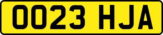OO23HJA