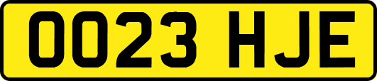 OO23HJE