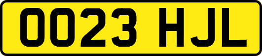 OO23HJL