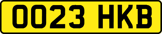 OO23HKB