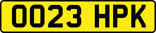OO23HPK