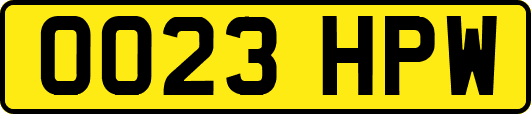 OO23HPW