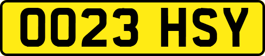 OO23HSY