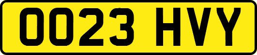 OO23HVY