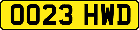 OO23HWD