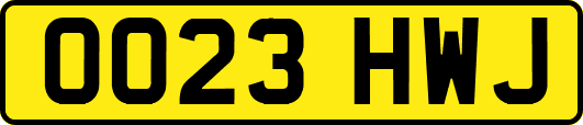 OO23HWJ