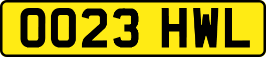 OO23HWL