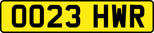 OO23HWR