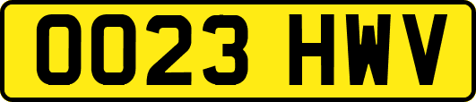 OO23HWV