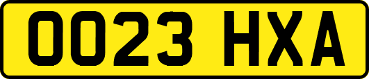 OO23HXA