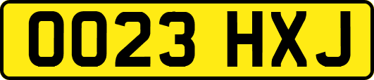 OO23HXJ