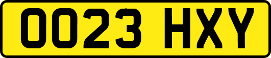 OO23HXY