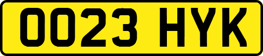 OO23HYK