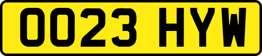 OO23HYW