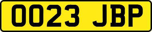 OO23JBP