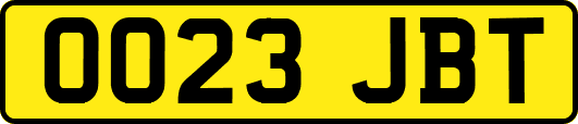 OO23JBT