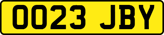 OO23JBY