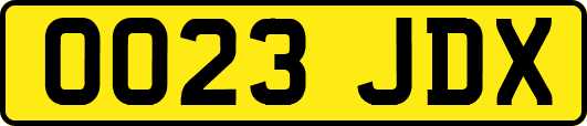 OO23JDX