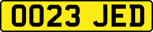 OO23JED