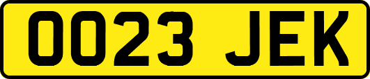 OO23JEK