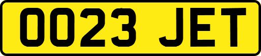 OO23JET