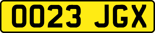 OO23JGX