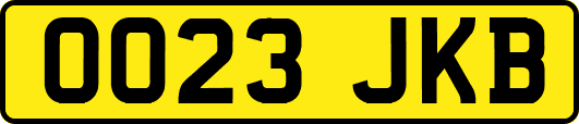 OO23JKB