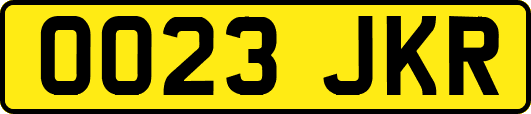 OO23JKR