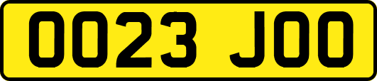 OO23JOO