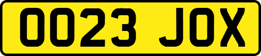 OO23JOX